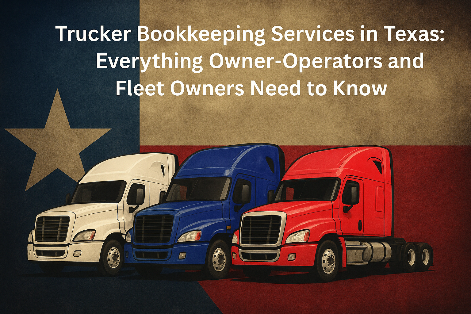 Trucker Bookkeeping Services in Texas: Everything Owner-Operators and Fleet Owners Need to Know