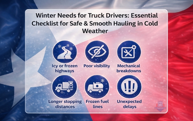 Winter Needs for Truck Drivers: Essential Checklist for Safe Cold-Weather Hauling